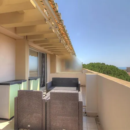 Cozy Air-conditioned T2 'le Mandarin' With Pool And Parking Daire